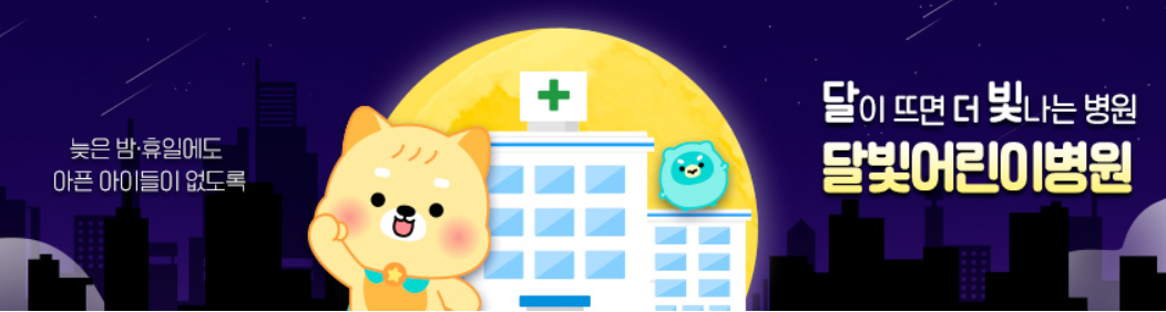 야간 진료 소아과 찾는 방법, 달빛어린이병원