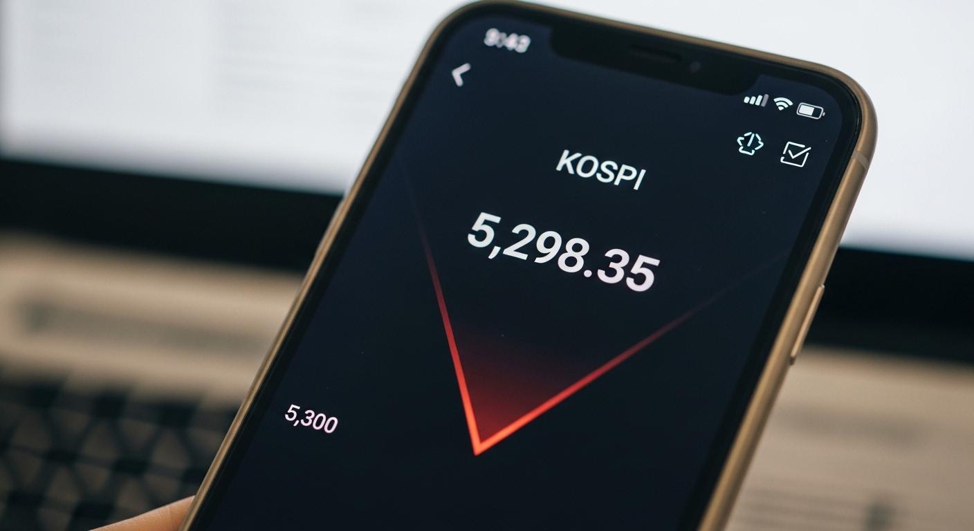 코스피 5300선 아래로