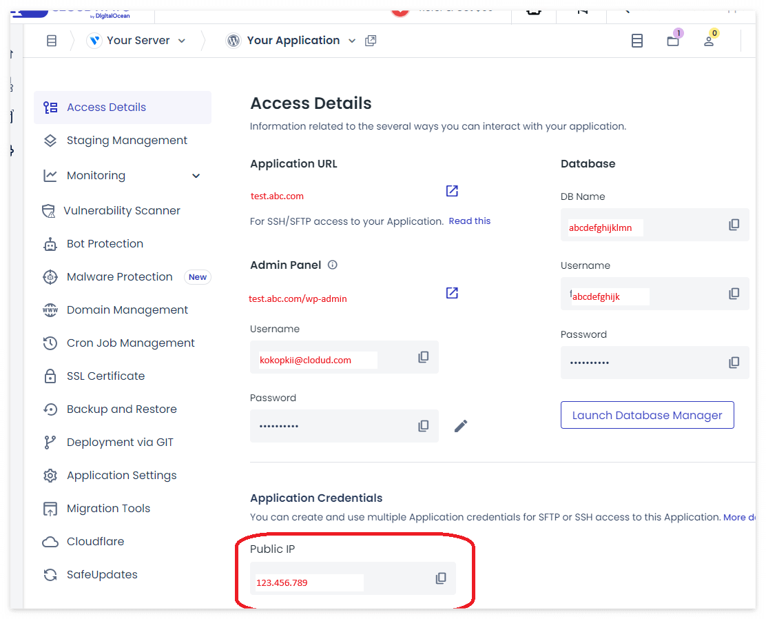 IP 주소 선택하기