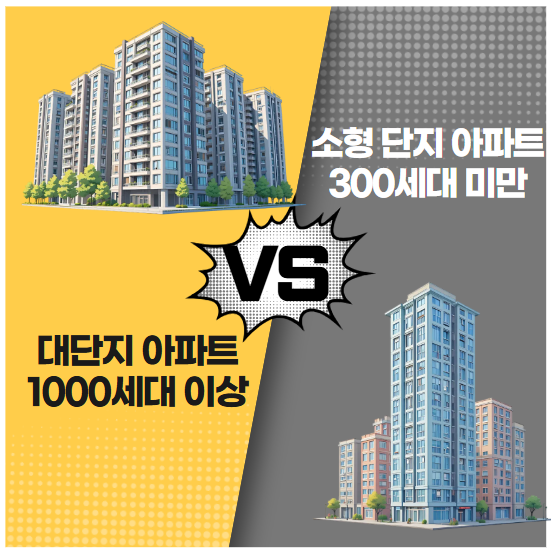 대단지 vs 소형 단지, 아파트 비교 분석