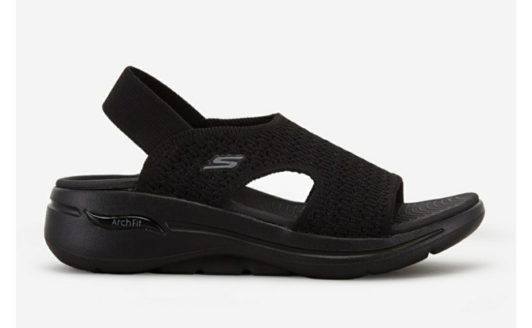 스케쳐스 고 워크 아치 핏 샌들 라이프 블랙 1