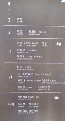 소노휴 양평 층별 안내