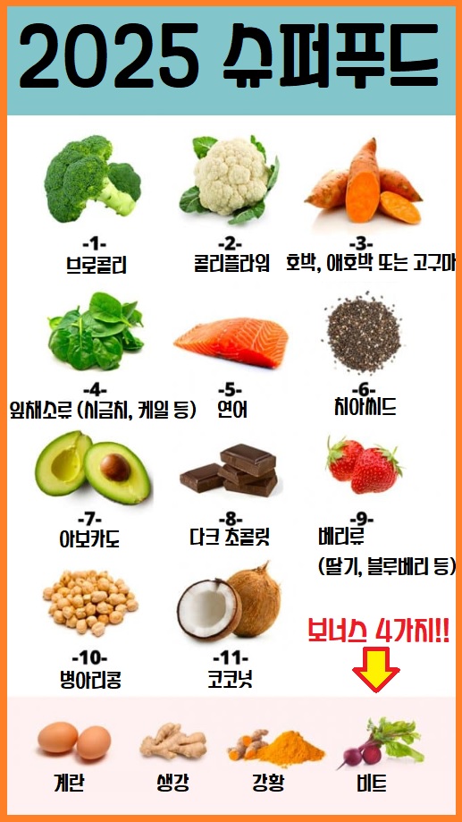 슈퍼푸드 리스트