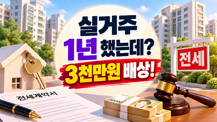 실거주1년했는데 3천만원 배상 썸네일