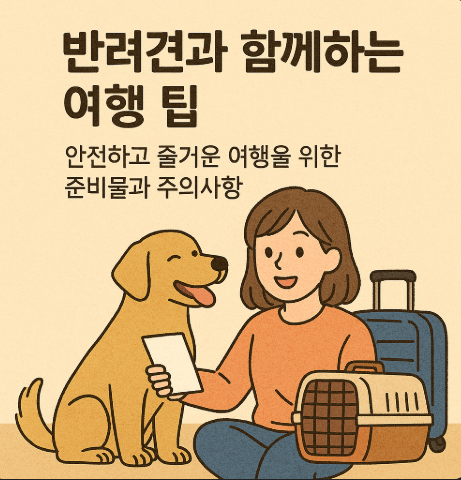 반려견과 함께하는 여행 팁 에 관련한 이미지