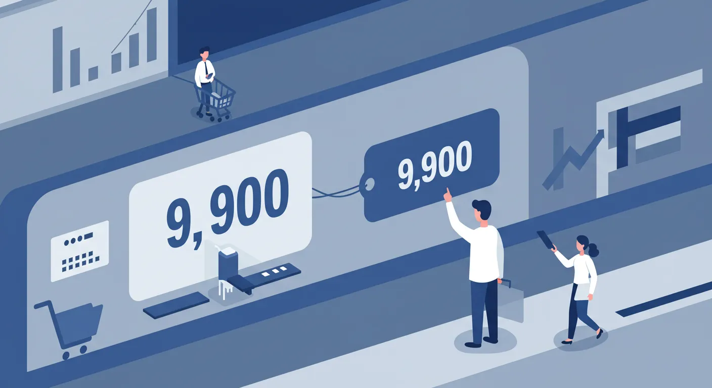 마트에 붙은 가격이 9,900원