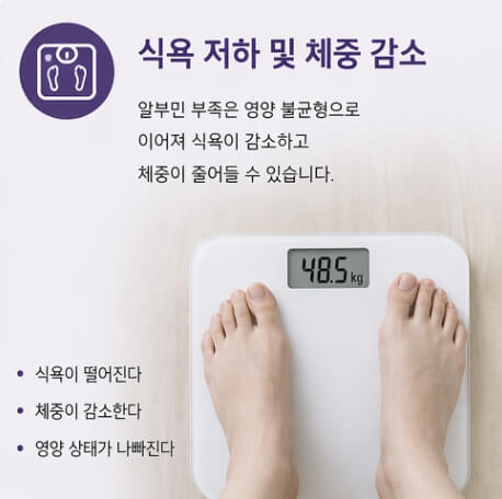 알부민 부족증상