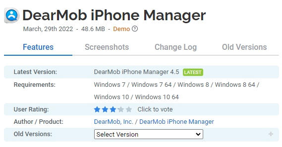 DearMob-iPhone-Manager