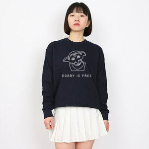 DOBBY IS 도비이즈프리 02 검정색 맨투맨