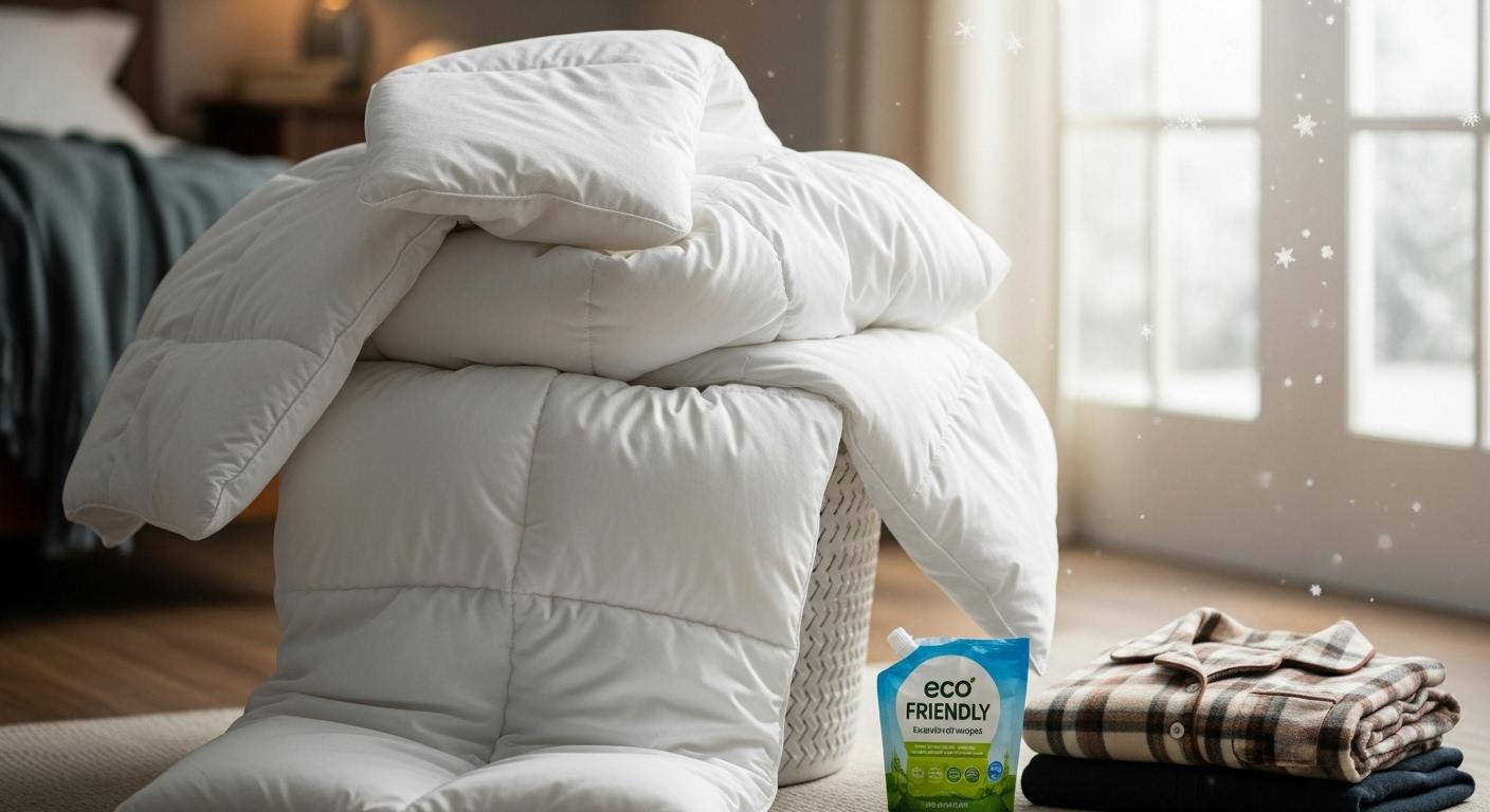 겨울 이불솜 빨래