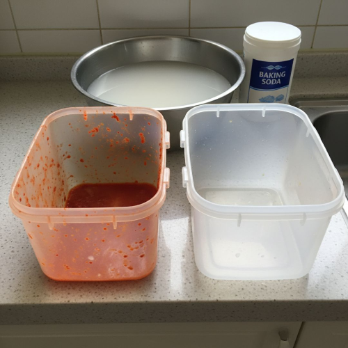 김치통 얼룩 제거, 쌀뜨물로 얼룩 제거 &amp; 위생 관리