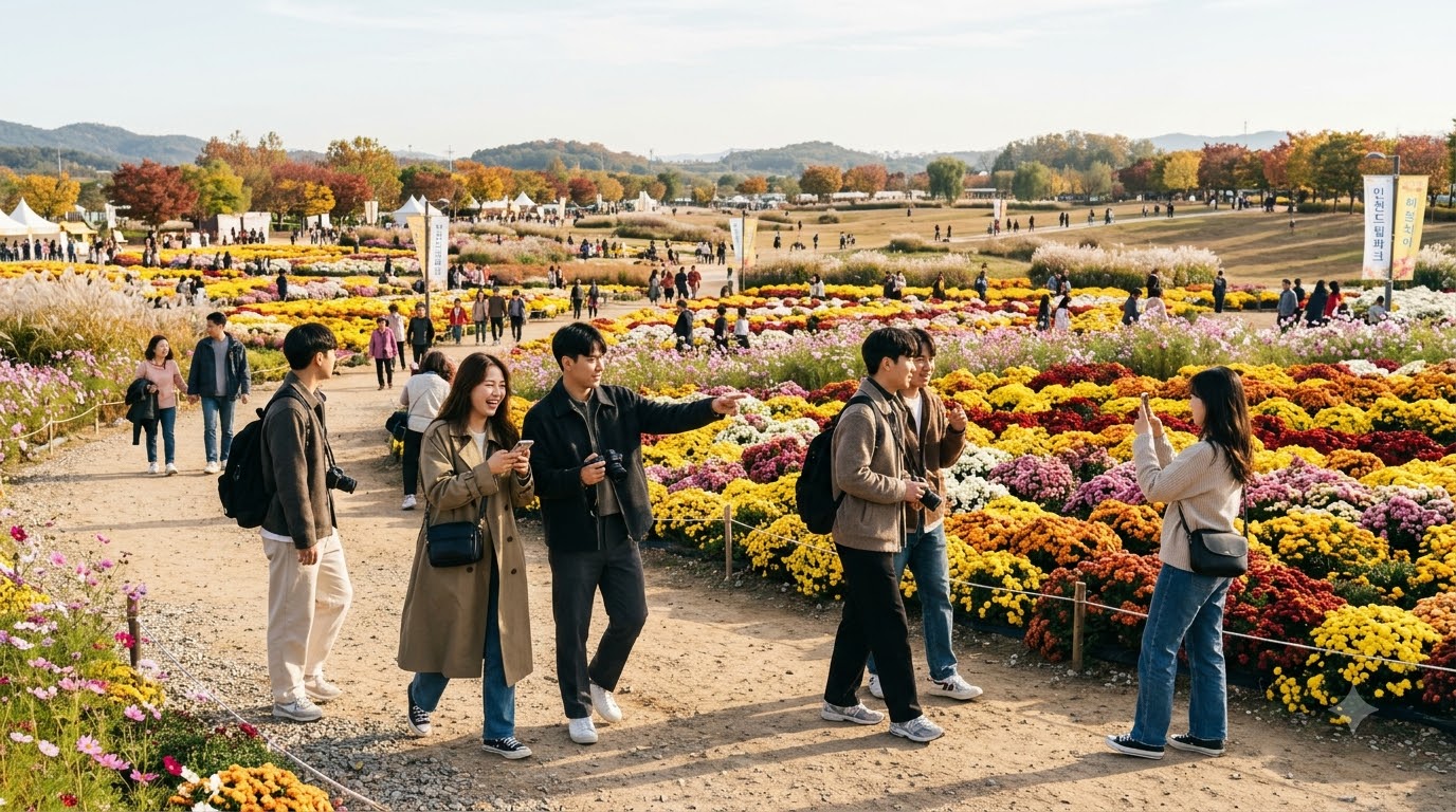 인천 드림파크 국화축제 주차&middot;가을꽃 개화 상황 총정리