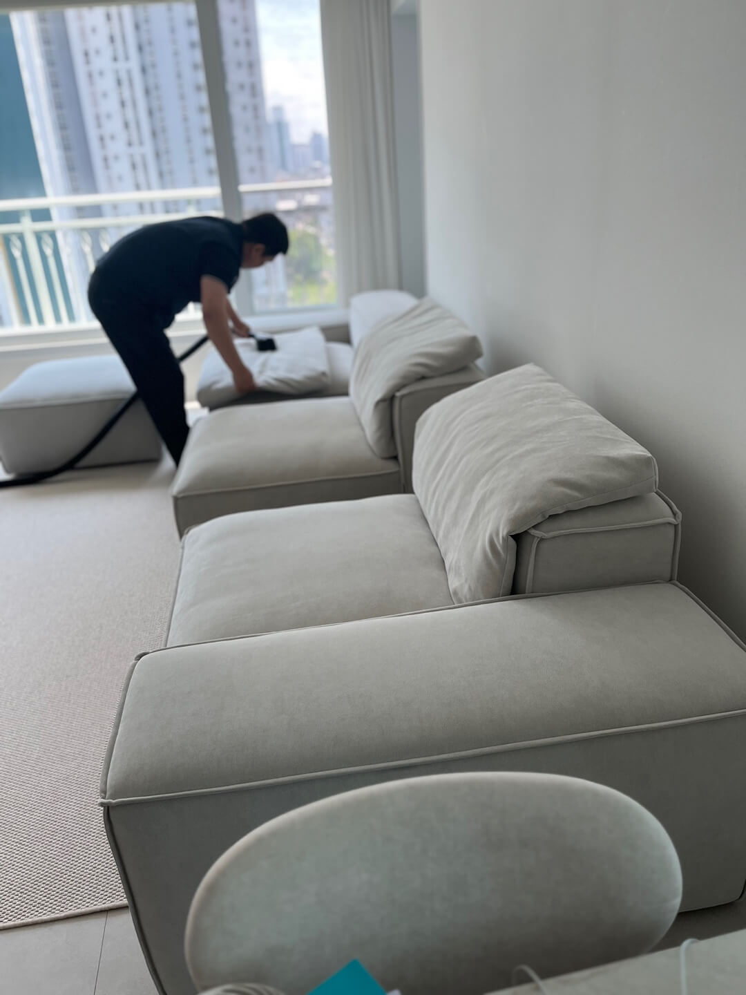 에싸 소파 청소 진드기