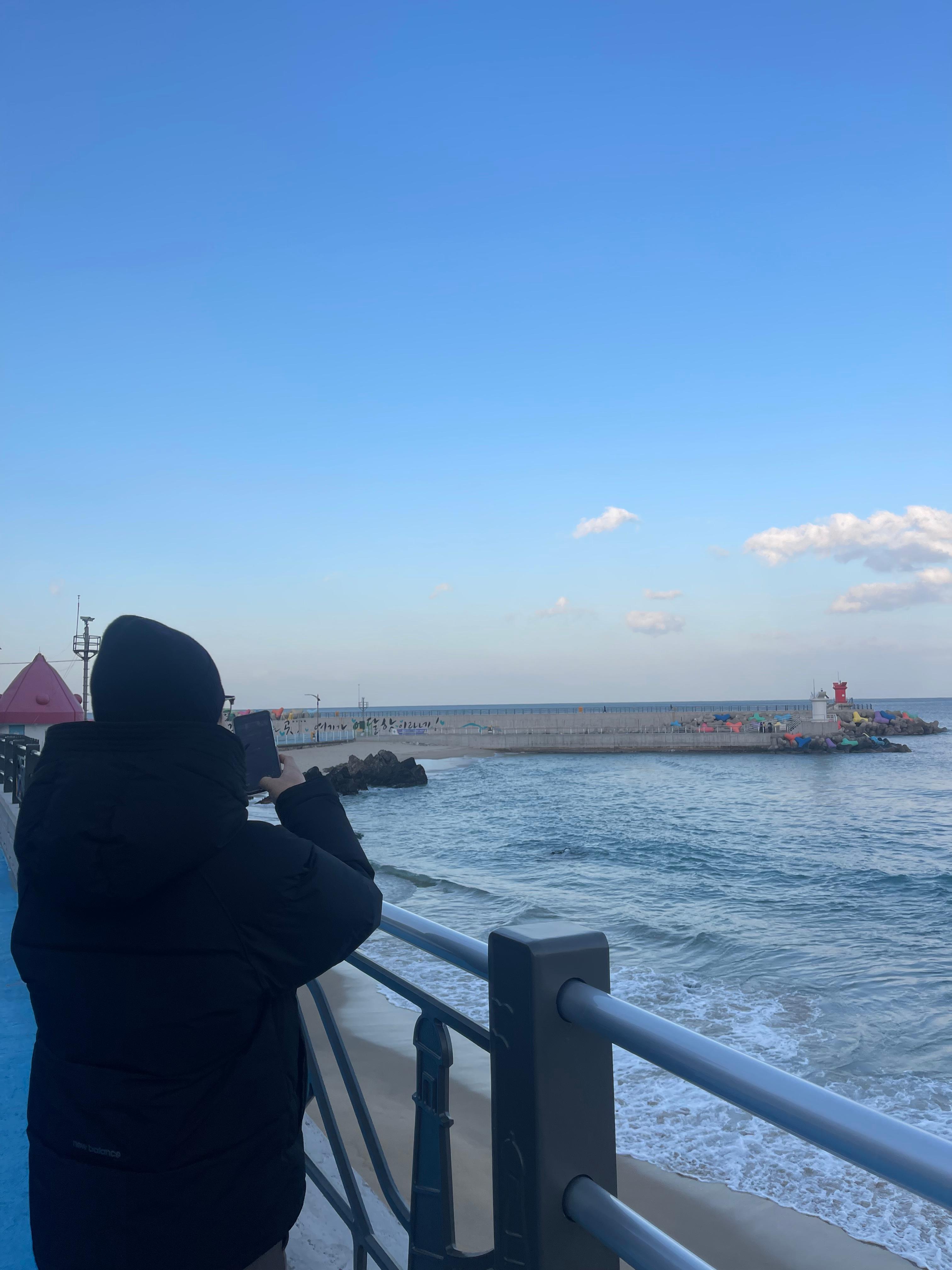 동해 겨울바다 묵호 어달항
