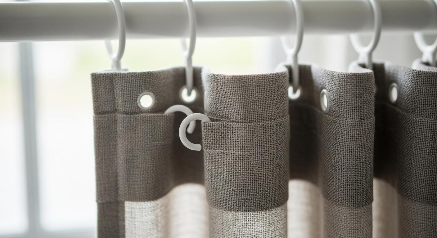 커텐 hooks tape top 뜻