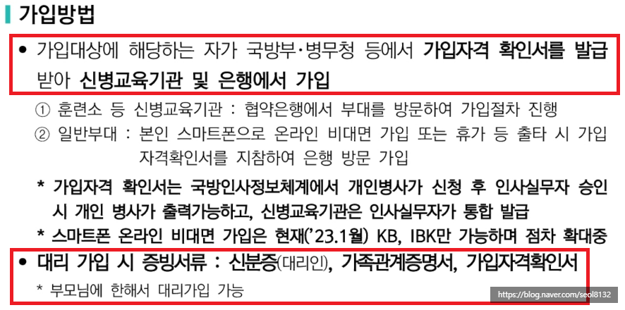 장병내일준비적금