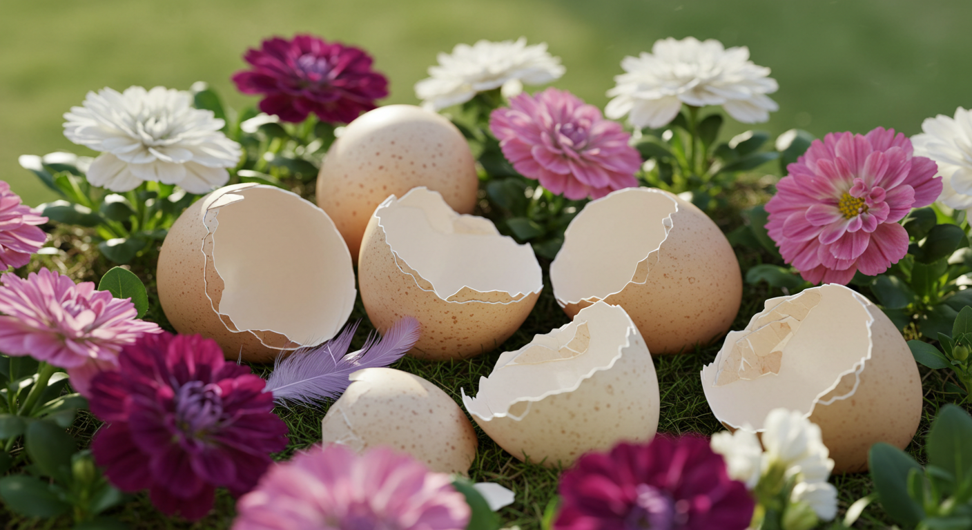 달걀 껍질 물 주기 전 혼합해서 주면 효과 UP