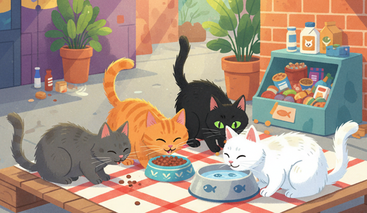 길고양이 밥 주기 올바른 방법