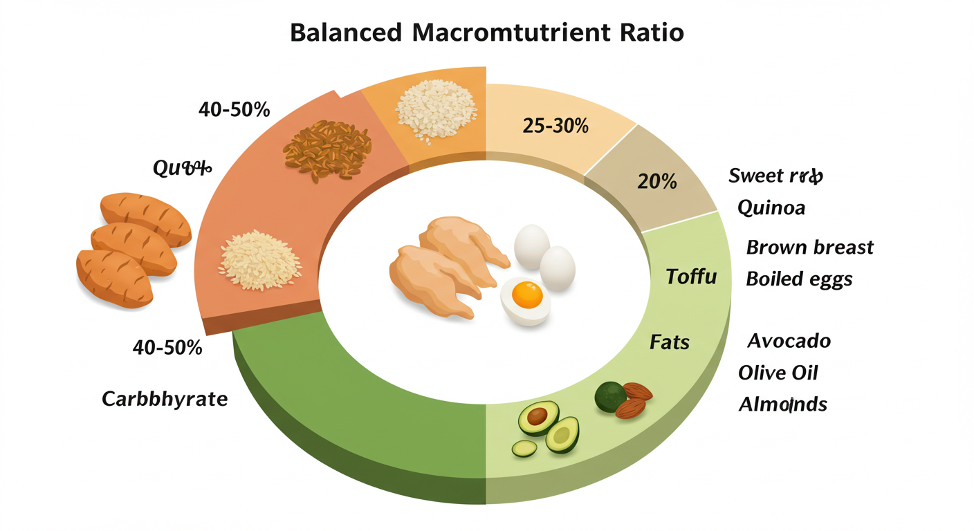 영양소 균형 이미지