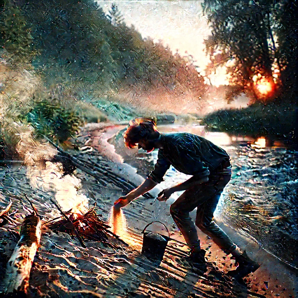 직접 불을 끄는 꿈해몽