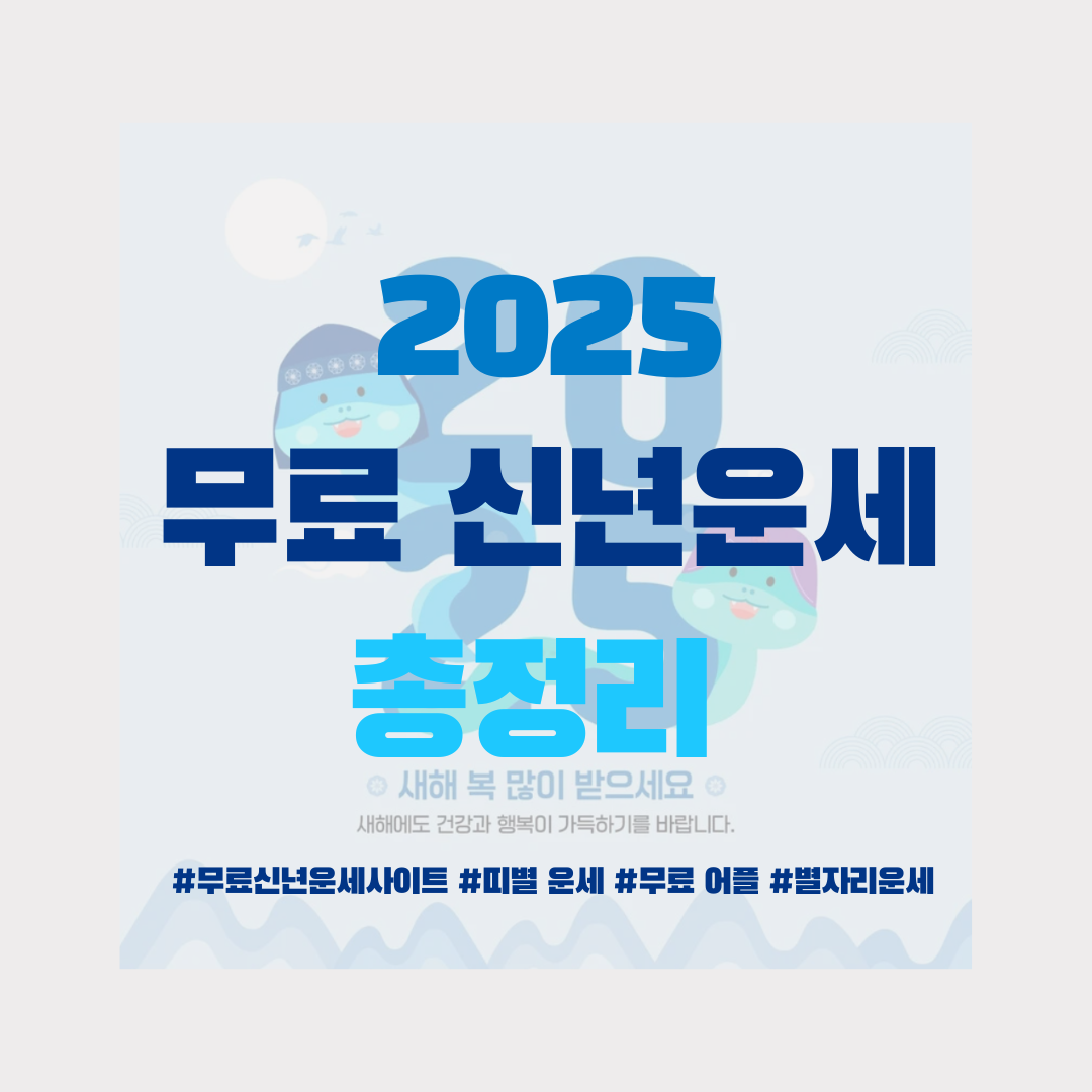 2025 신년운세