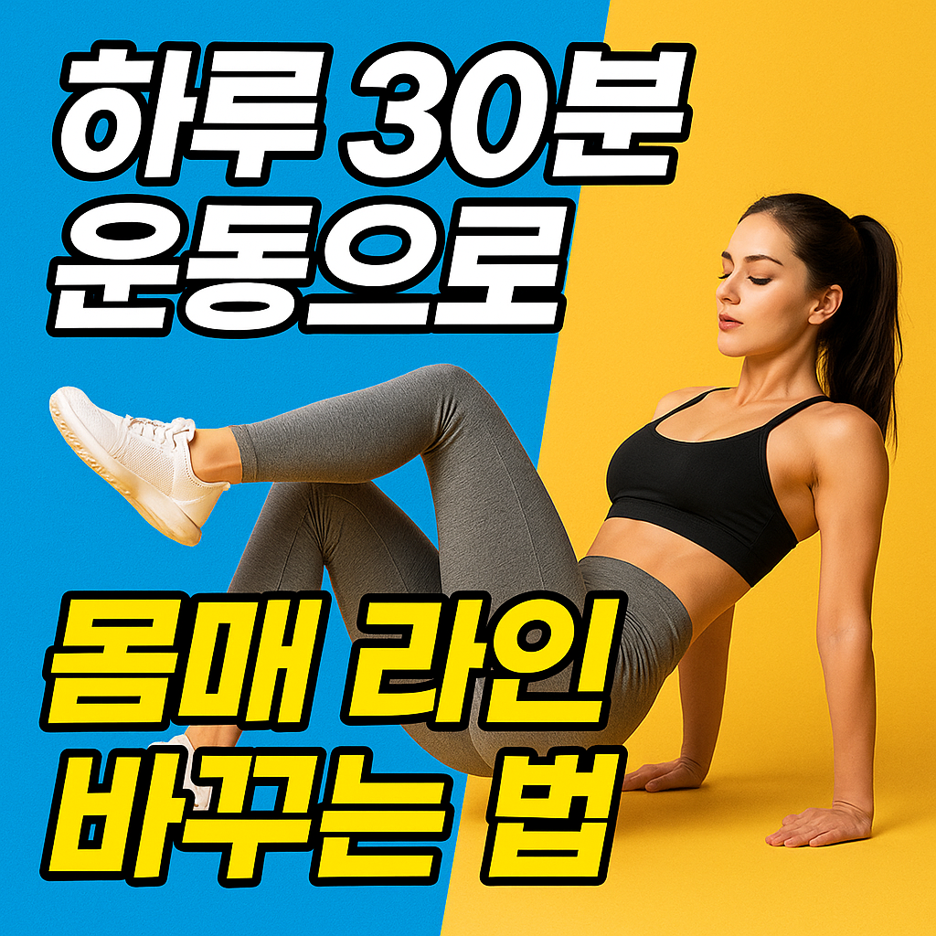 하루 30분 운동으로 몸매 라인 바꾸는 법