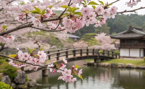 벚꽃 이미지입니다.