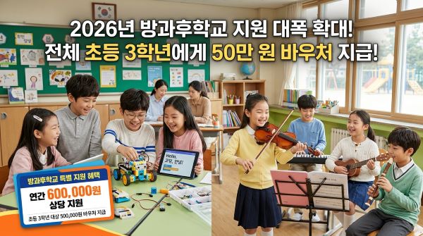 방과후 학교 자유수강권 지원