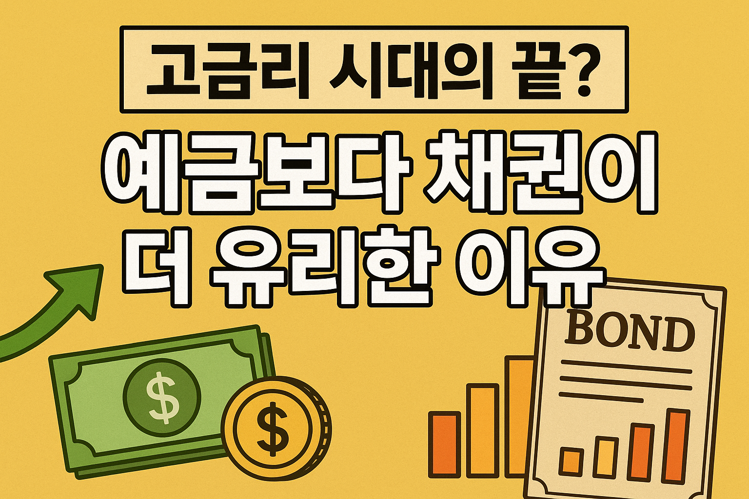 고금리 시대의 끝? &mdash; 예금보다 채권이 더 유리한 이유
