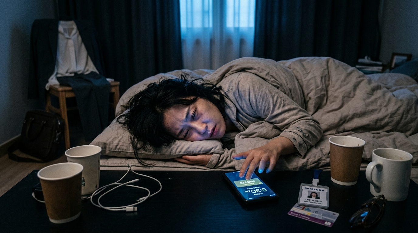 아침 알람 출근 번아웃