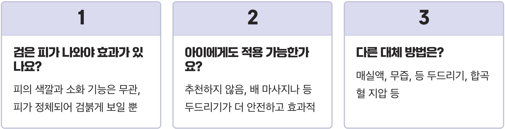 체했을 때 손 따는 법, 사혈침 올바르게 사용하기