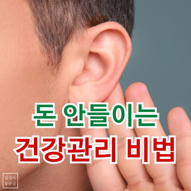 돈 안 들이고 건강 지키는 방법 생활 건강 팁 이미지