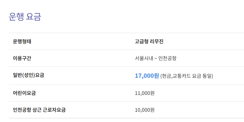 인천공항 가장 싸게 가는 방법