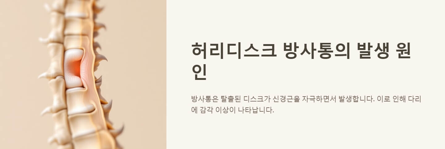 허리디스크 방사통