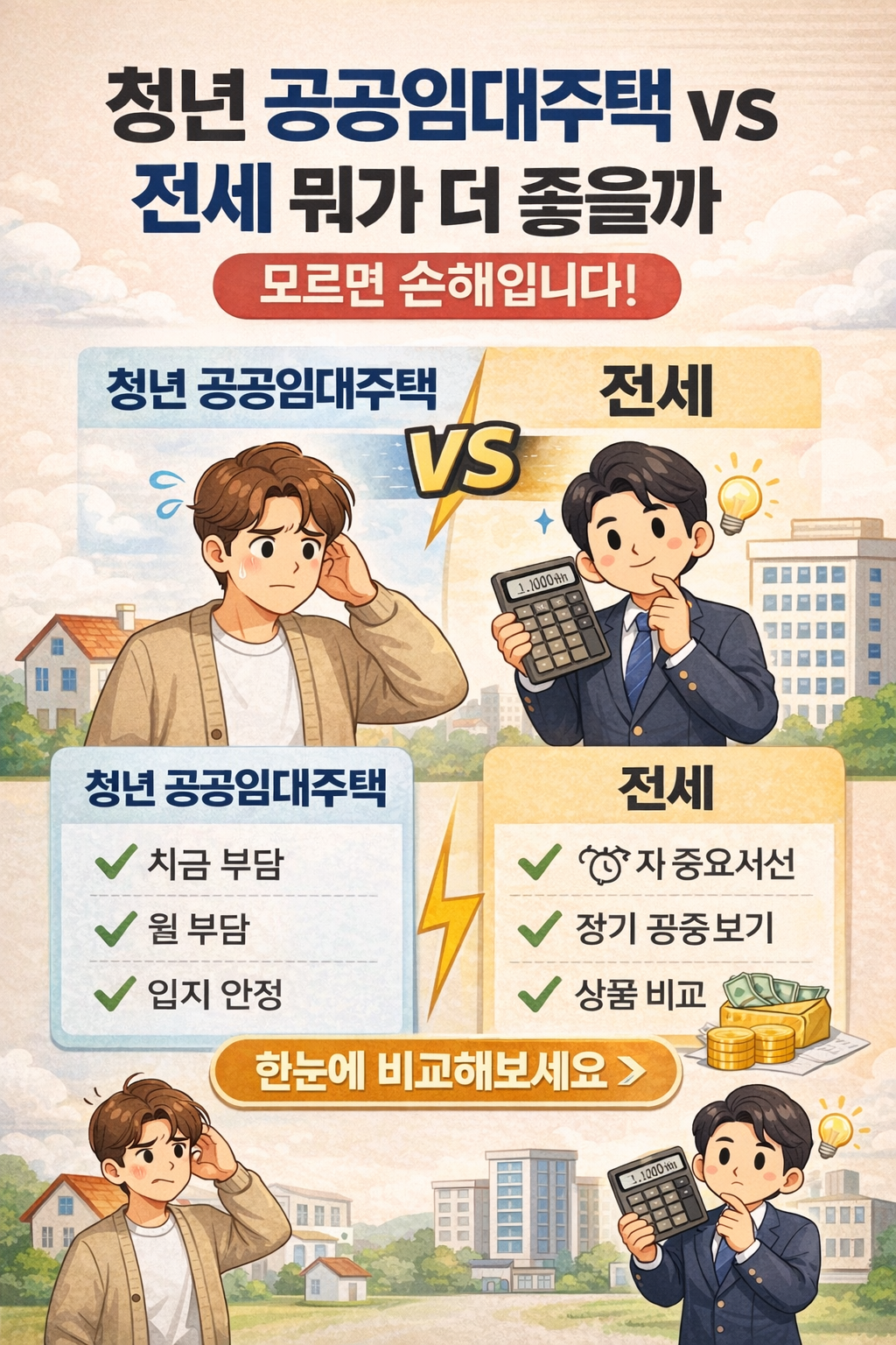 청년 공공임대주택 vs 전세 뭐가 더 좋을까 관련 사진
