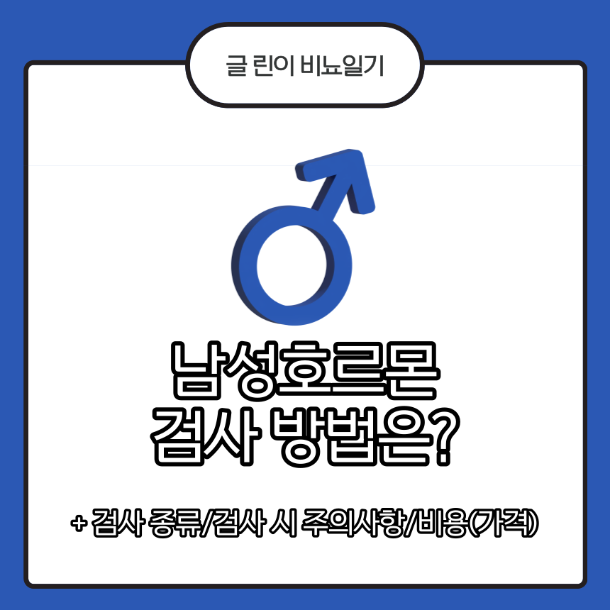 남성 호르몬 검사 방법
남성 호르몬 검사 종류
남성 호르몬 검사 시 주의사항
남성 호르몬 검사 비용
남성 호르몬 검사 가격