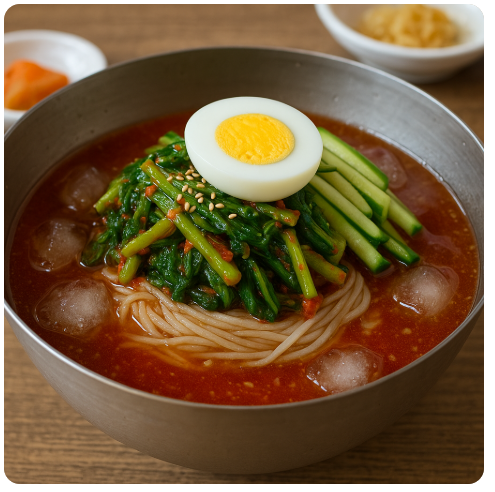 열무김치말이국수 사진