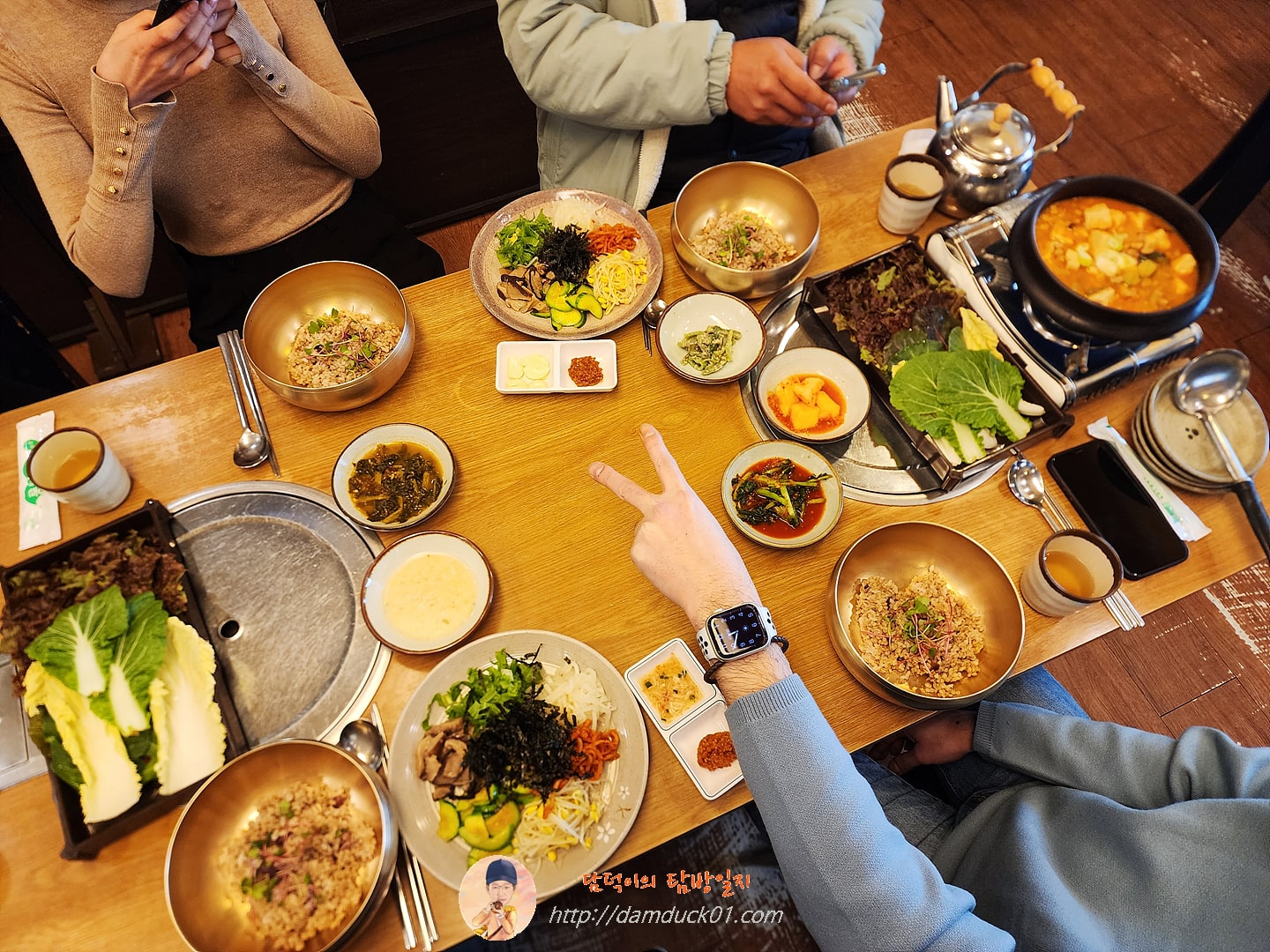 자연채 쌈 정식&#44; 수육 정식