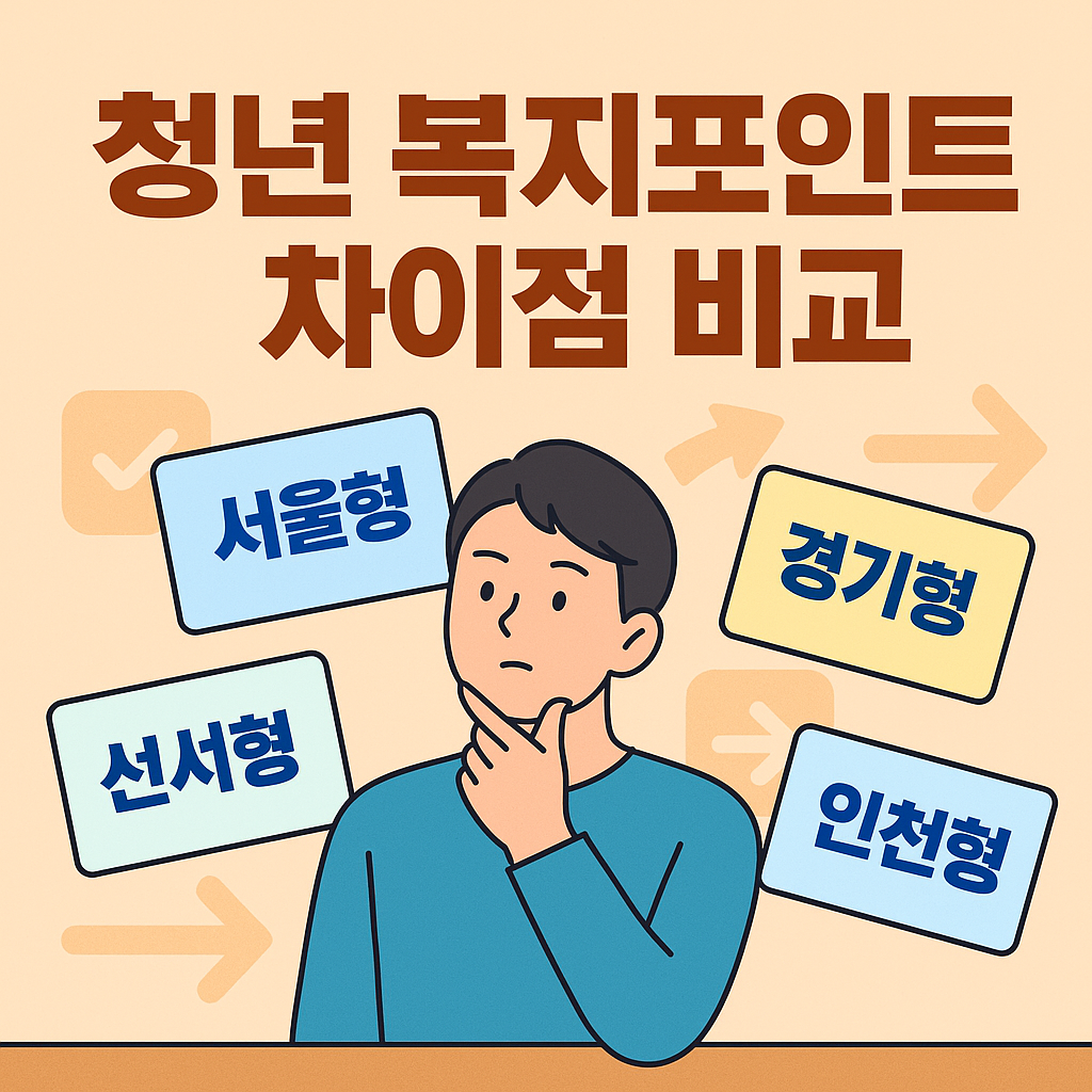 청년 복지포인트 차이점 비교