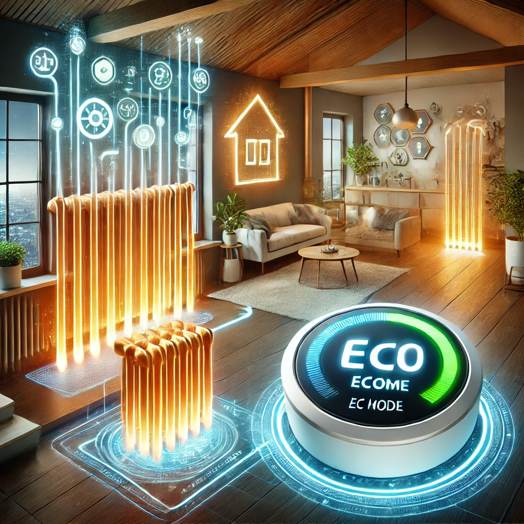 점검한 보일러의 난방효율이 올라가는 모습 상상도