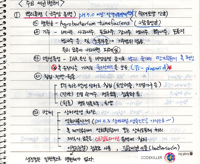 뿌리혹병(근두암종병)