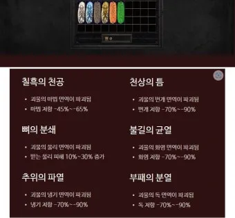 디아블로2 레저렉션 파괴참 종류와 옵션물리마법냉기번개화염독 파밍 위치 추천_6