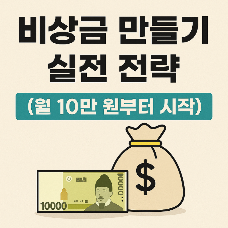 비상금 만들기 실전 전략 썸네일