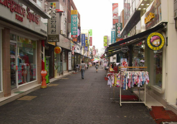 홍성 명동거리 모습