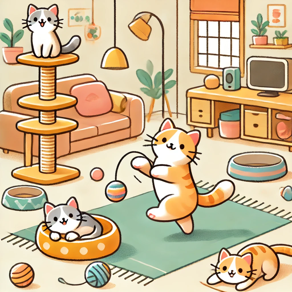 반려묘 키우기 집에서 쉽게 할 수 있는 고양이 운동법 - 요약