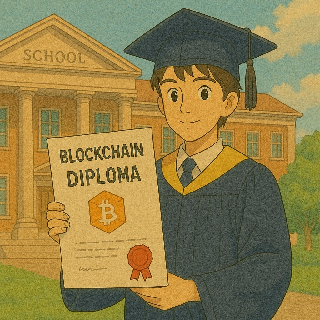 블록체인으로 학교 졸업장을 인증한 나라 사진