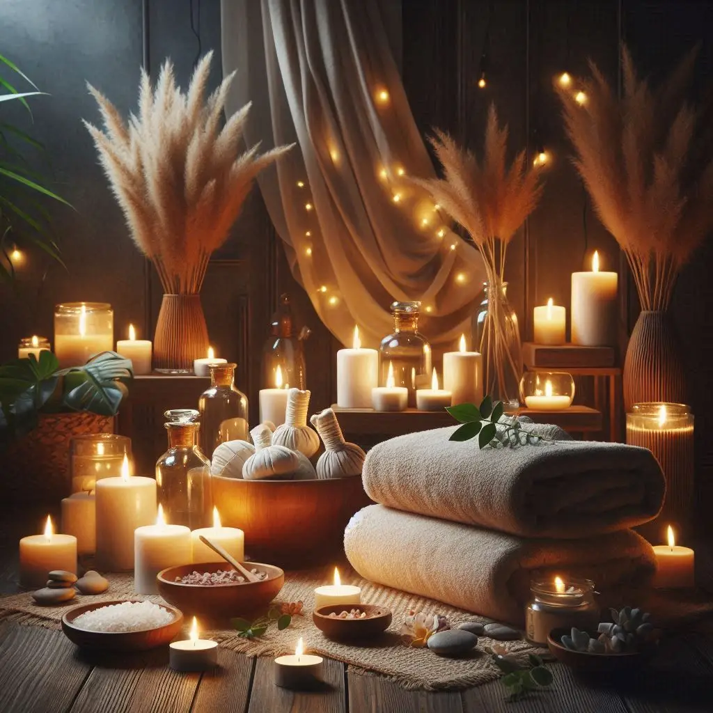 피부,체형관리 샵 배경