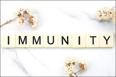 면역력 영문 카드