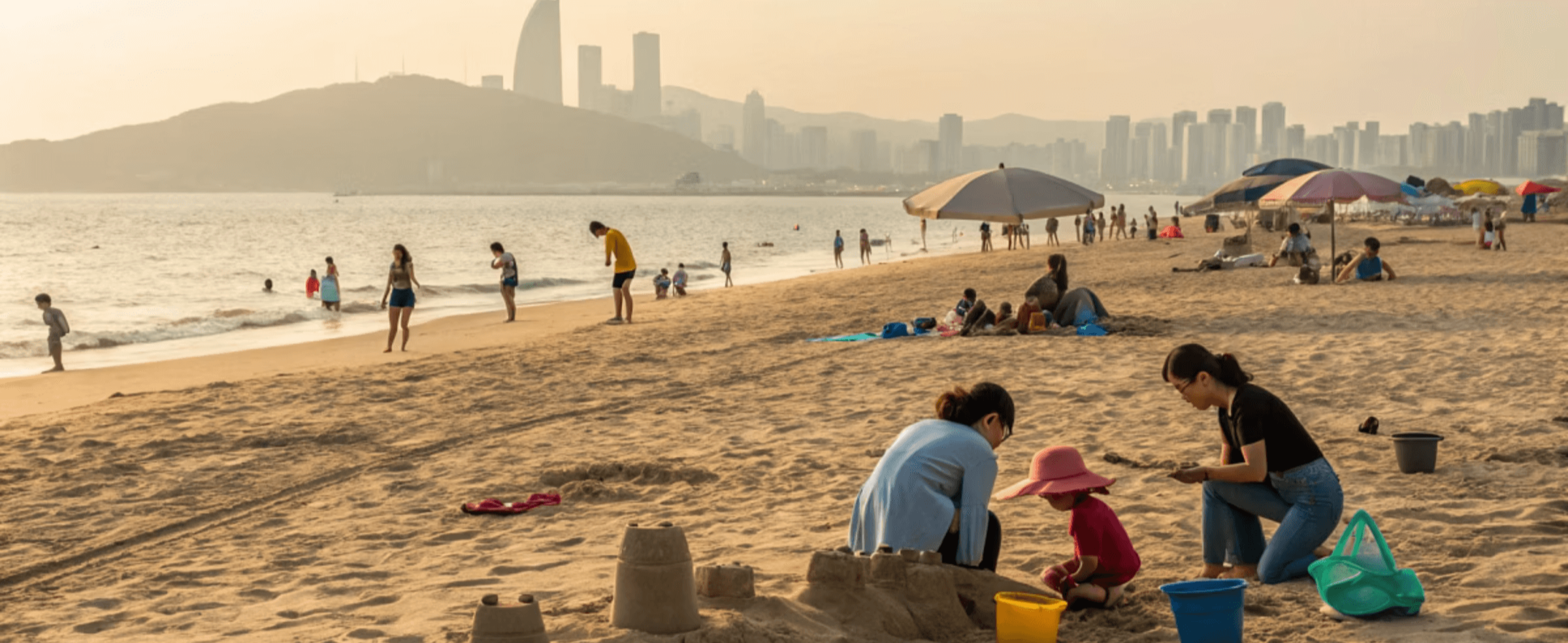 해수욕장 이미지