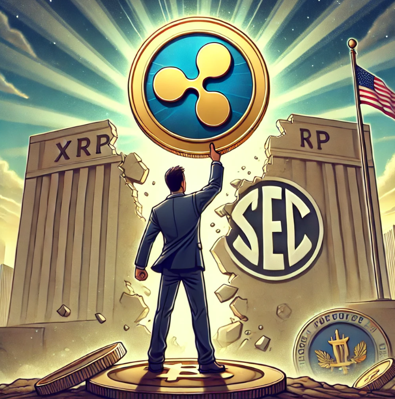 출처 : Dall-E. XRP SEC 소승